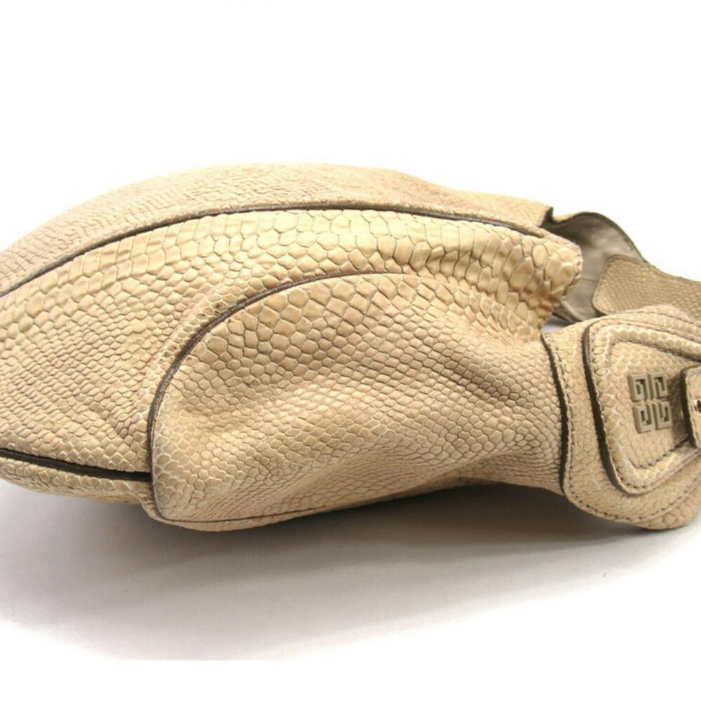 Authentic Givenchy Handbags Python Embossed Beige… - image 3